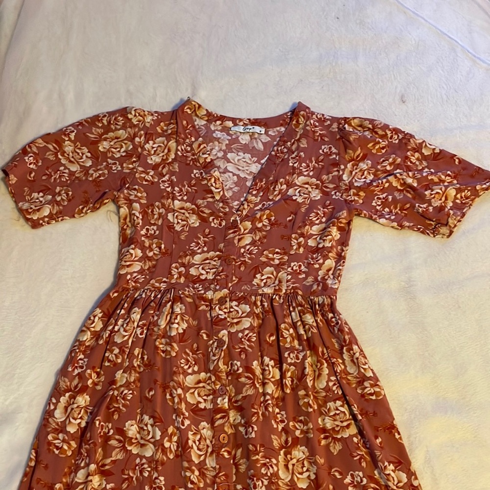 Long floral dress